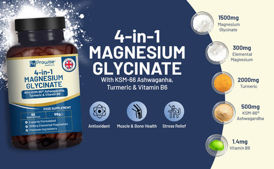 Magnesium Glycinate, Ashwagandha & Turmeric: Do You Need Them Separately or Together?