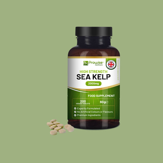 Comprimidos de algas marinas de 2000 mg 