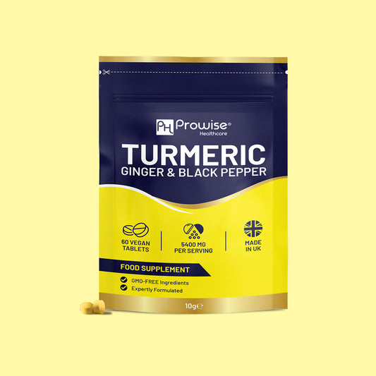Turmeric Ginger and Black Pepper Tablets 5400mg 60 Tablets