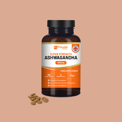 Comprimidos de ashwagandha de 1500 mg 