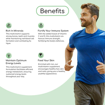Multivitamínico con hierro 180 comprimidos 