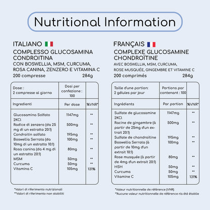 Glucosamine And Chondroitin Tablets