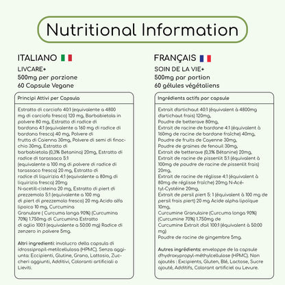 Integratore Livcare e per la cistifellea 