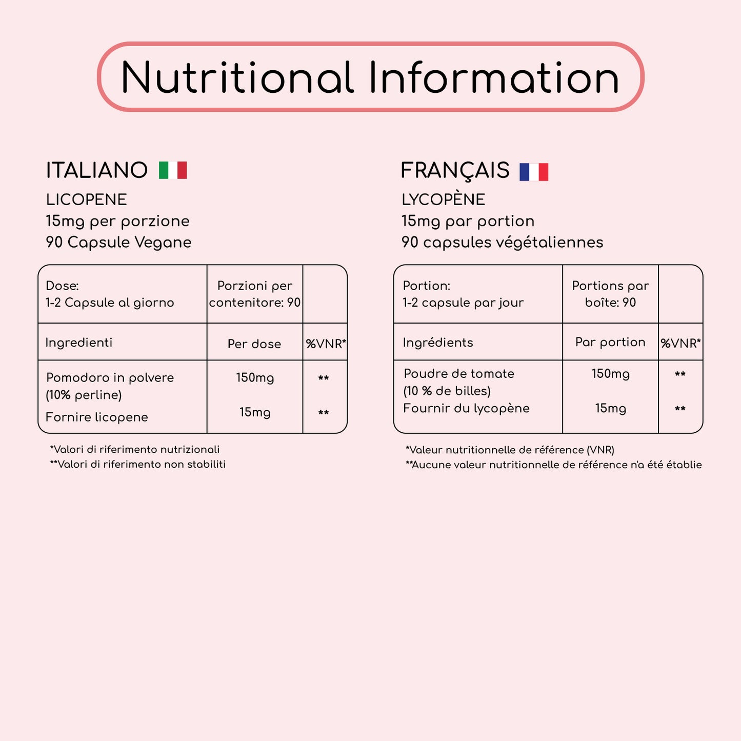 Integratore di licopene + 10% Beadlet 15 mg 